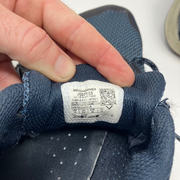 Merrell Men's Nova 3 Trail Running Shoes Vibram Sole Blue Gray US 10 (J037153) - Picture 7 of 10